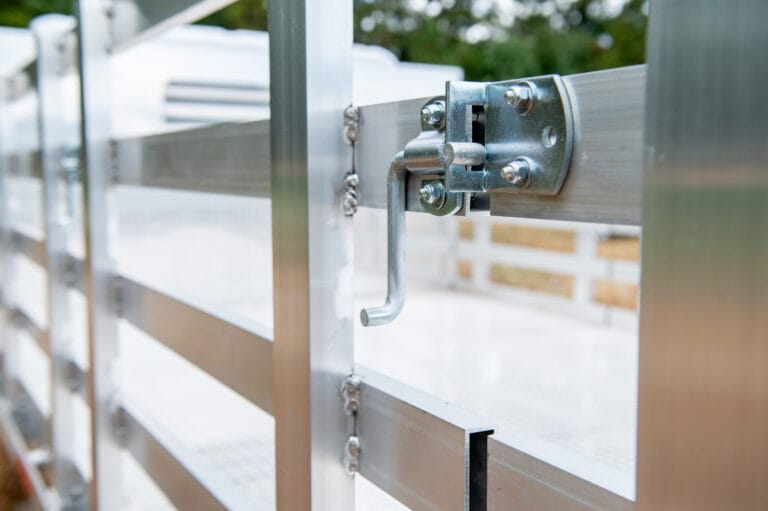 Stake body truck gate lock