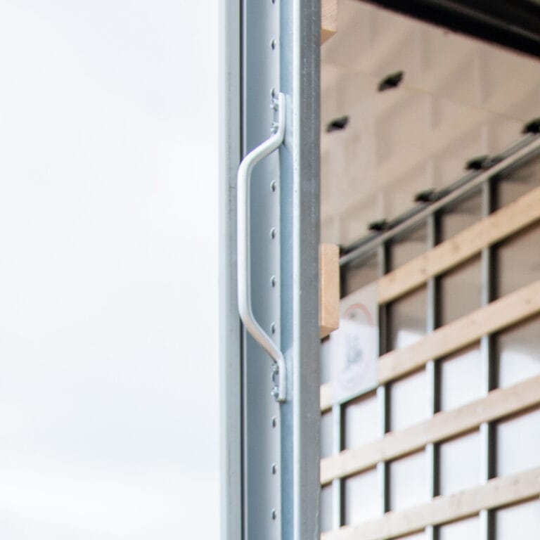 Grab bar for box truck