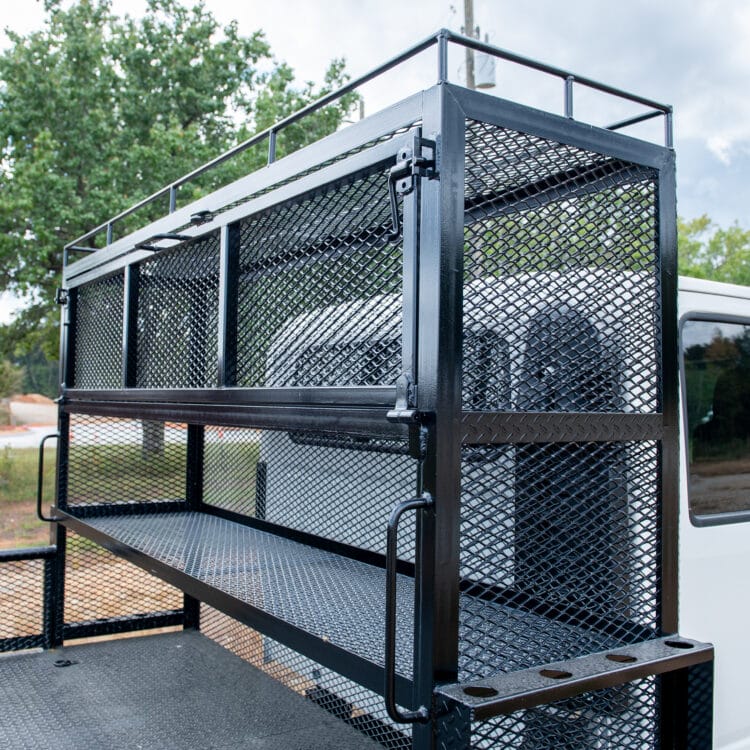 Van Body Shelf (24″ Deep, Expanded Metal Bottom)