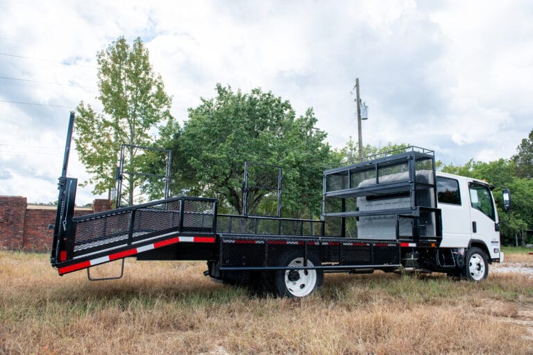 Lawncare truck bed